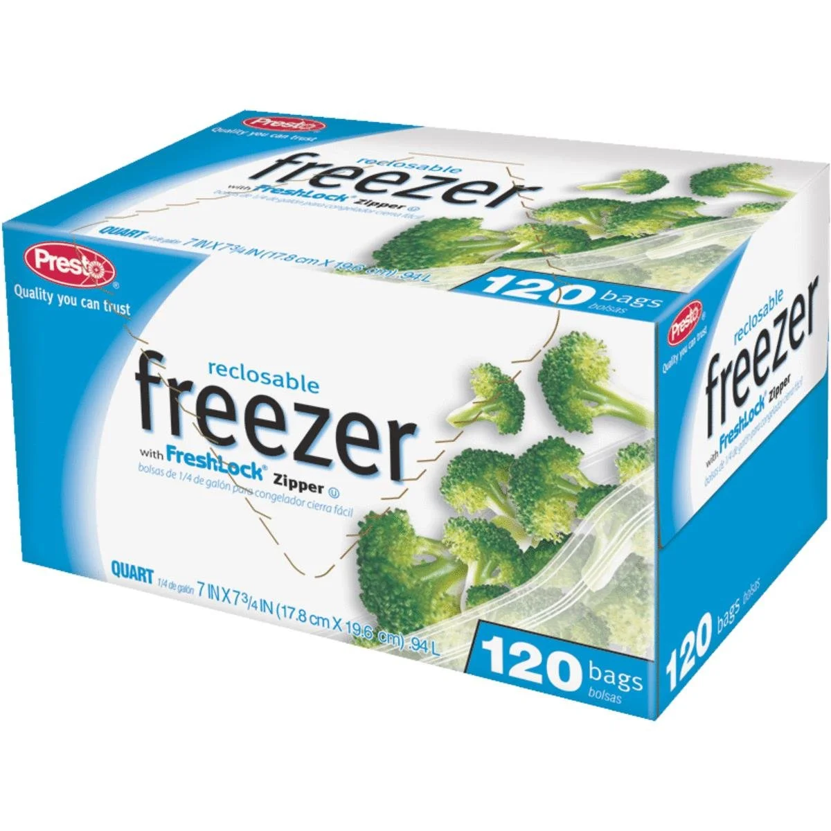 Presto 1 Qt. Reclosable Freezer Bag (120 Count) C00507S0.jpg