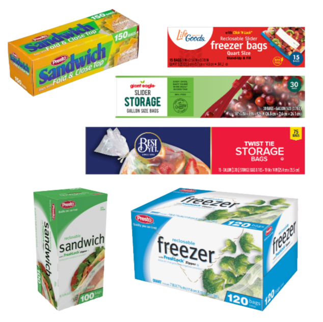 Reynolds Wholesale Food Storage Bags, Plastic Wrap, and Waste Bags for Bulk Retail and Distribution Purchasing