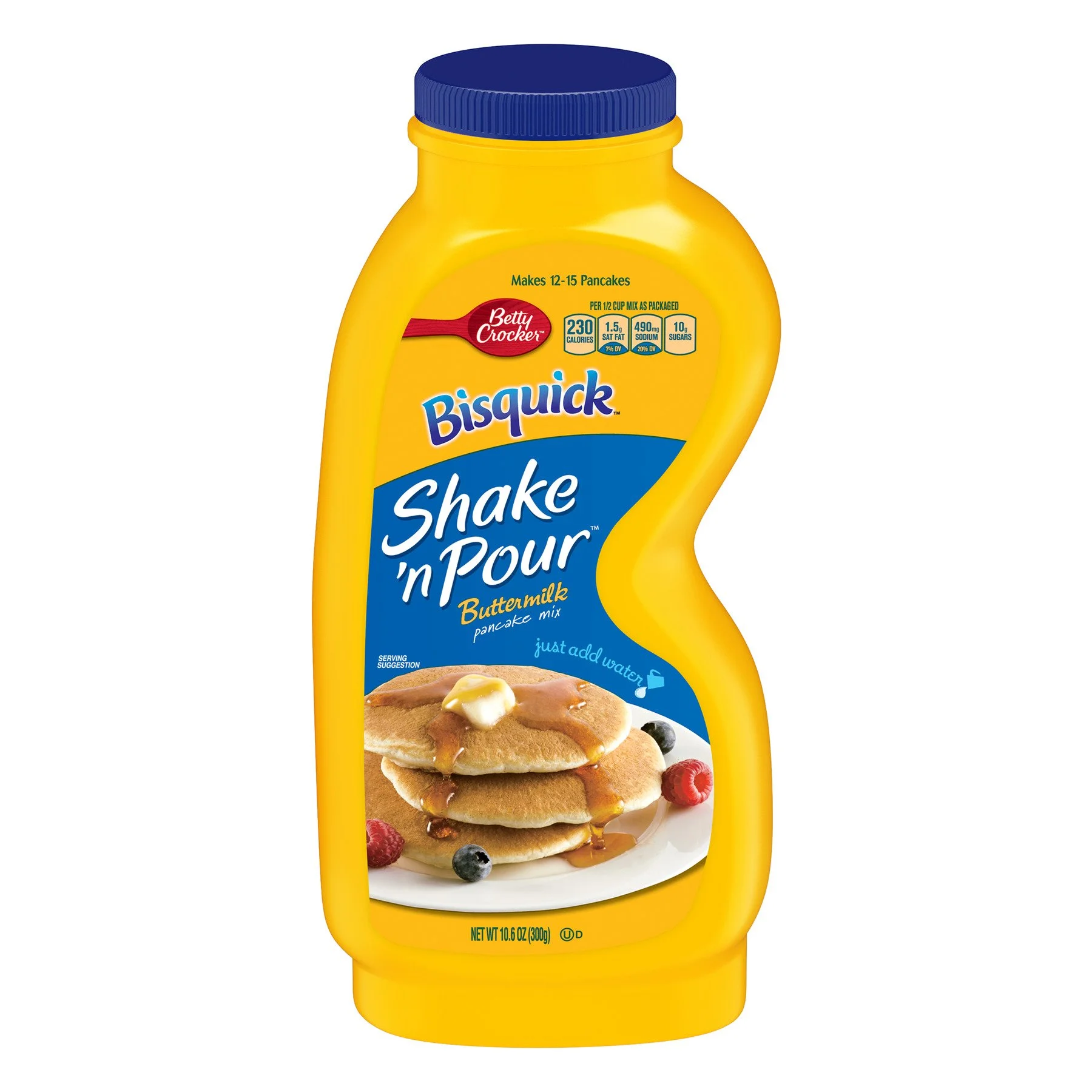 Betty Crocker Bisquick Shake N Pour Buttermilk Pancake Mix 10.6 Oz.jpg