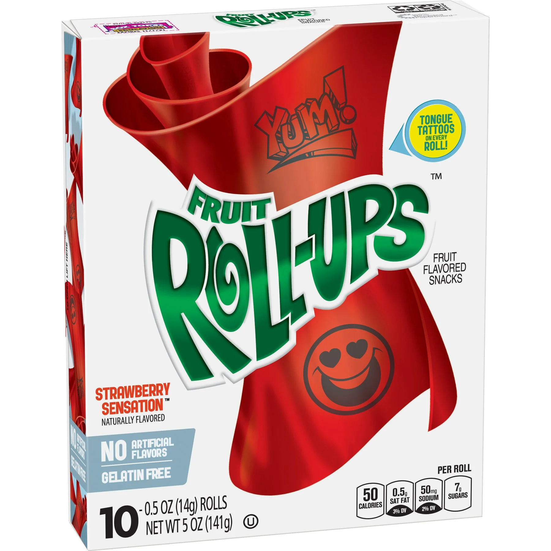 Fruit Rollups Strawberry Flavored Snacks - 5oz 10ct.jpg