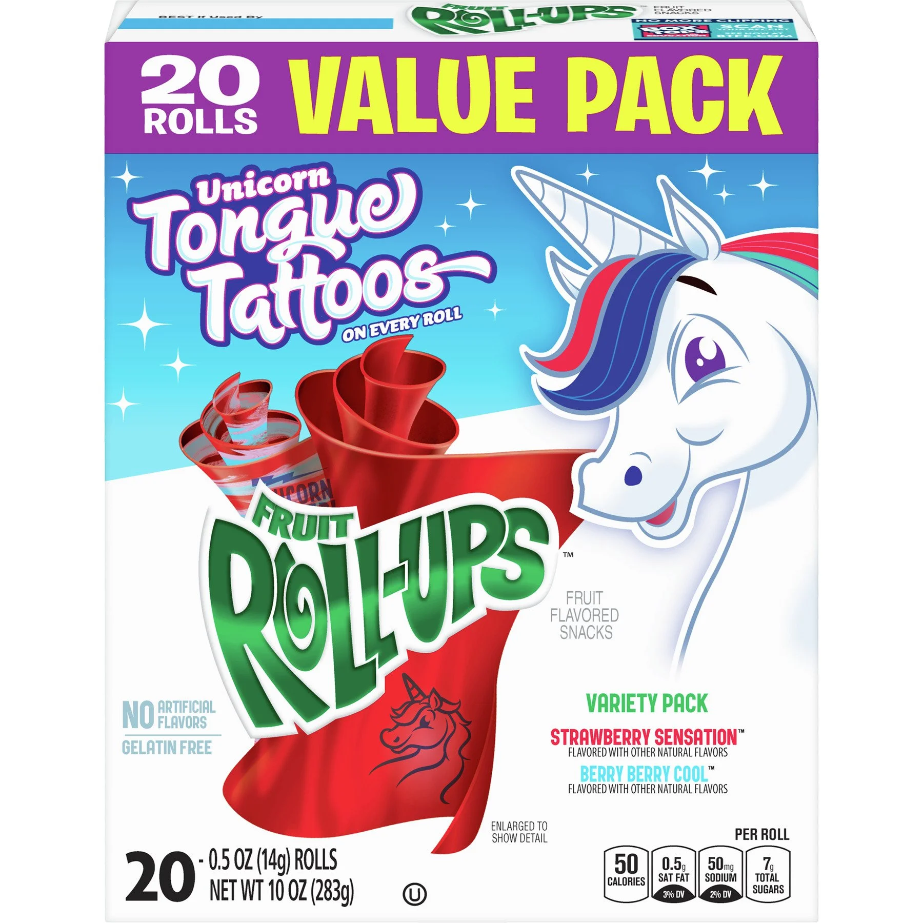 Fruit Snacks Roll-Ups Variety Pack - 10oz 20ct.jpg