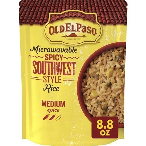 Old El Paso Rice, Spicy Southwest Style, Microwavable Pouch, 8.8 Oz.jpg