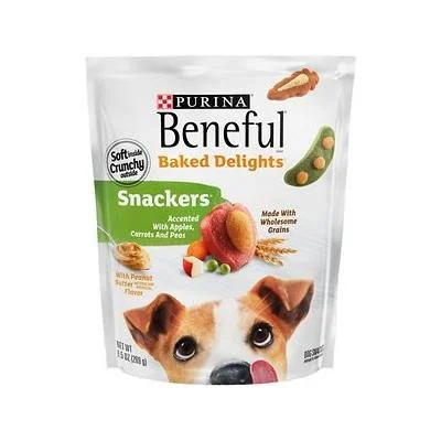 Purina Beneful Dog Training Treats for Dogs Baked Delights Snackers 9.5 Oz Pouch.jpg