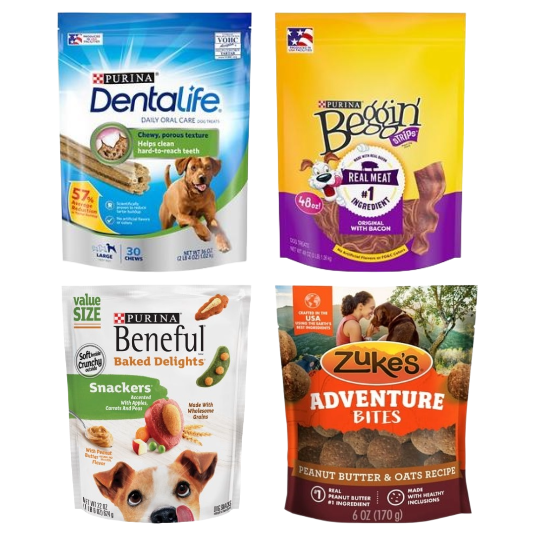 Wholesale Nestlé Purina Dog Treats and Chews Including Beggin’, Beneful, Busy Bone, and Zuke’s