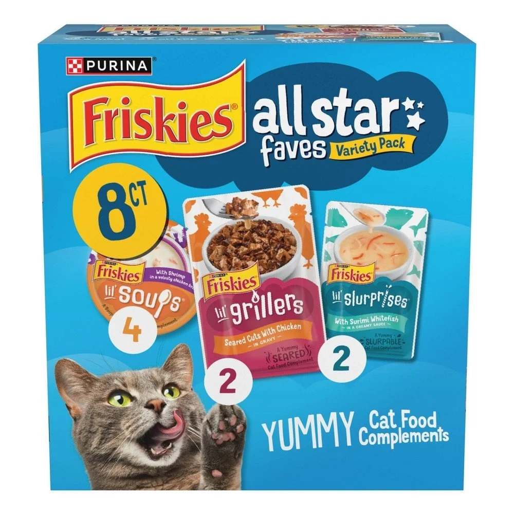 Purina Friskies All-Star Faves Variety Pack Gravy Cat Food Complement 8 Pack.jpg