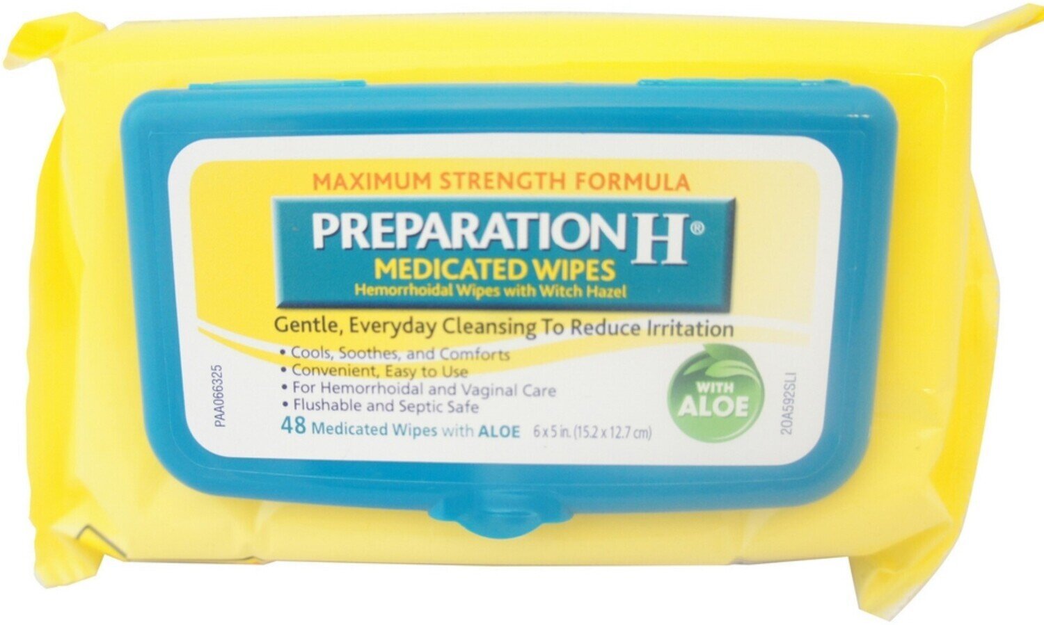 Preparation H Hemorrhoidal Wipes, With Witch Hazel, Medicated, Maximum Strength Formula.jpeg