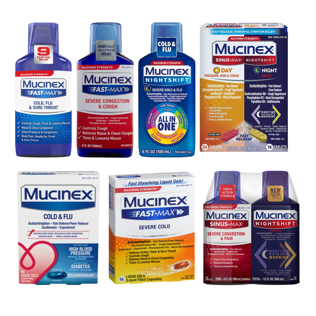 Assorted Respiratory Relief Products from Reckitt Benckiser