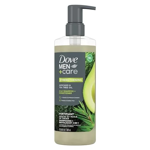Dove Men+Care Strengthening Avocado & Tea Tree Oil 2-in-1 Shampoo + Conditioner 517ml.jpg