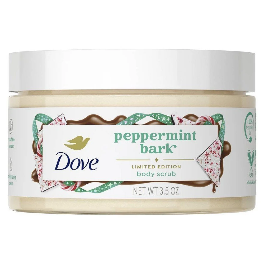 Dove Beauty Limited Edition Holiday Treat Mini Body Scrub - Peppermint Bark - 3.5oz.jpg