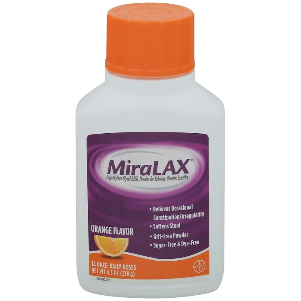 MiraLAX Orange Flavor Powder Laxative, 8.3 Oz.jpeg