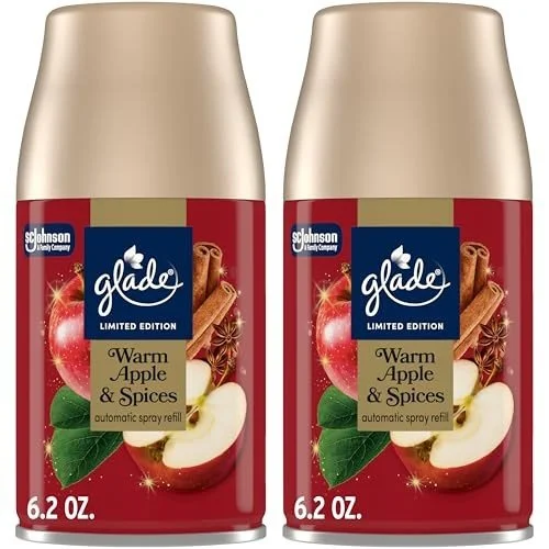 Glade® Automatic Spray Air Freshener Refill Warm Apple & Spices 6.2oz. 2 Count.jpg