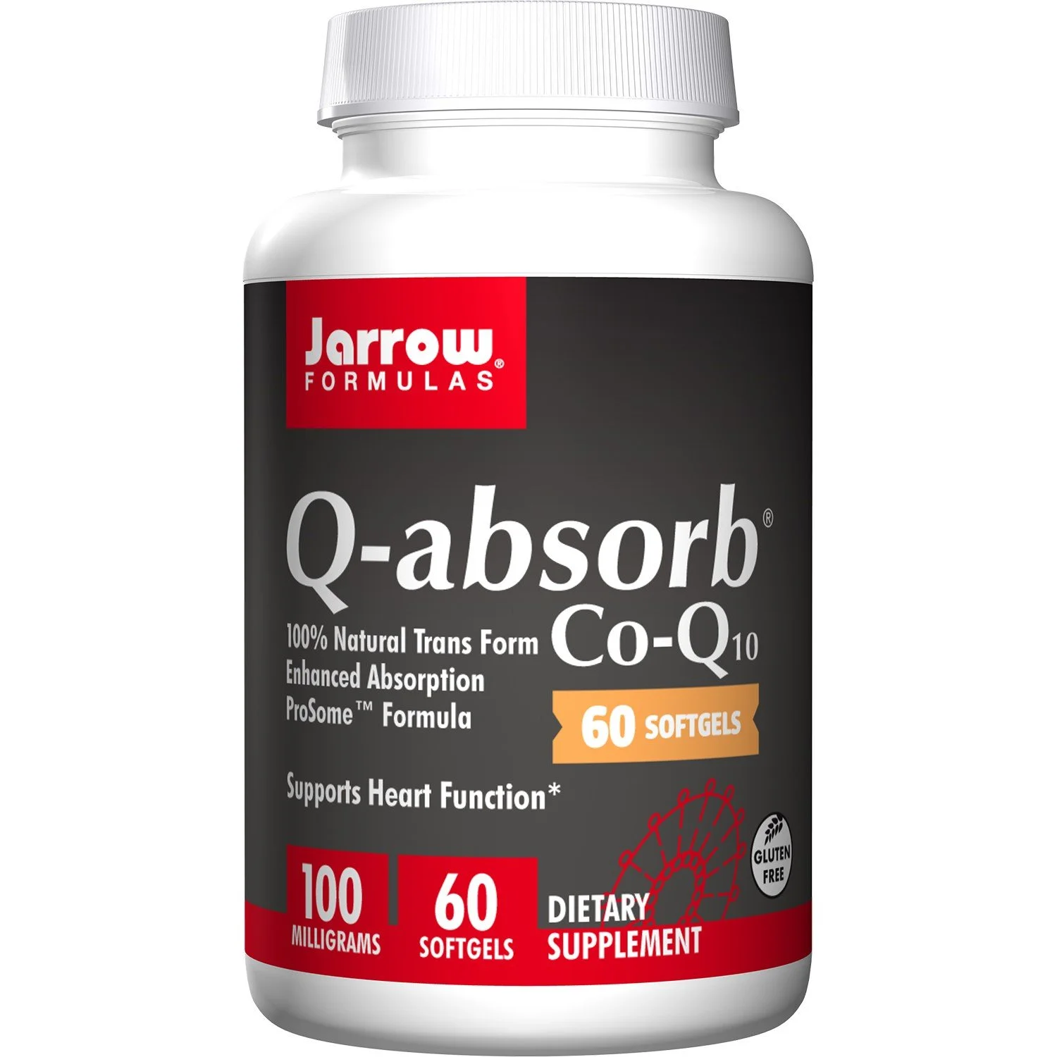 Jarrow Formulas, Q-absorb Co-Q10, 100 Mg, 60 Softgels.jpg