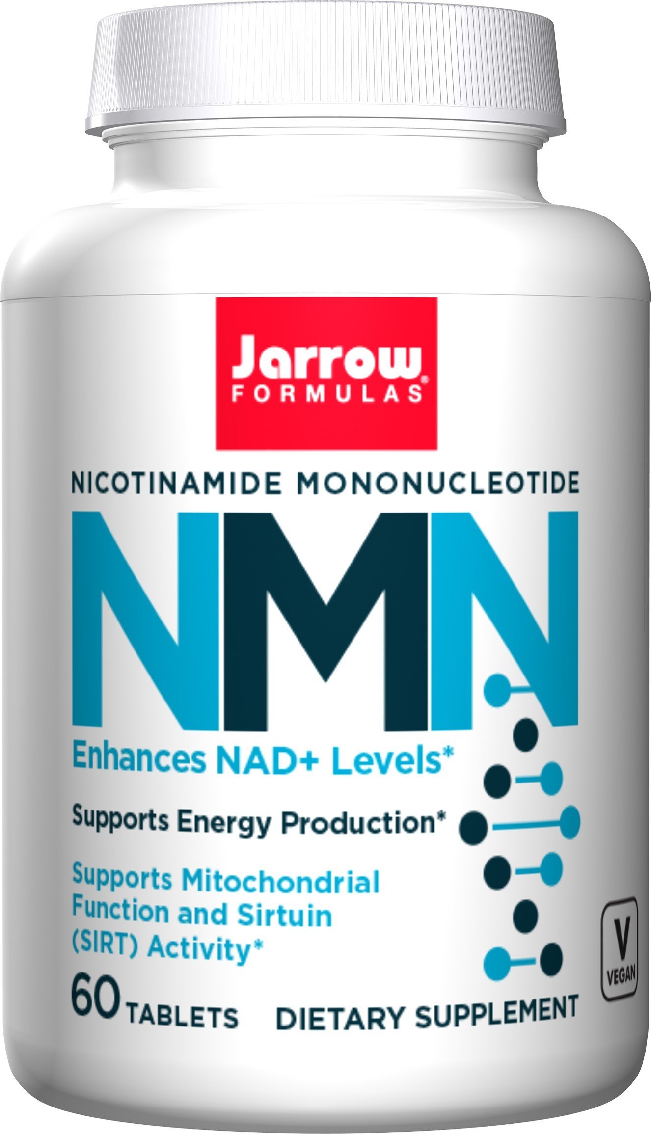 Jarrow Formulas, Vegan NMN, 125 Mg, 60 Tablets.jpg