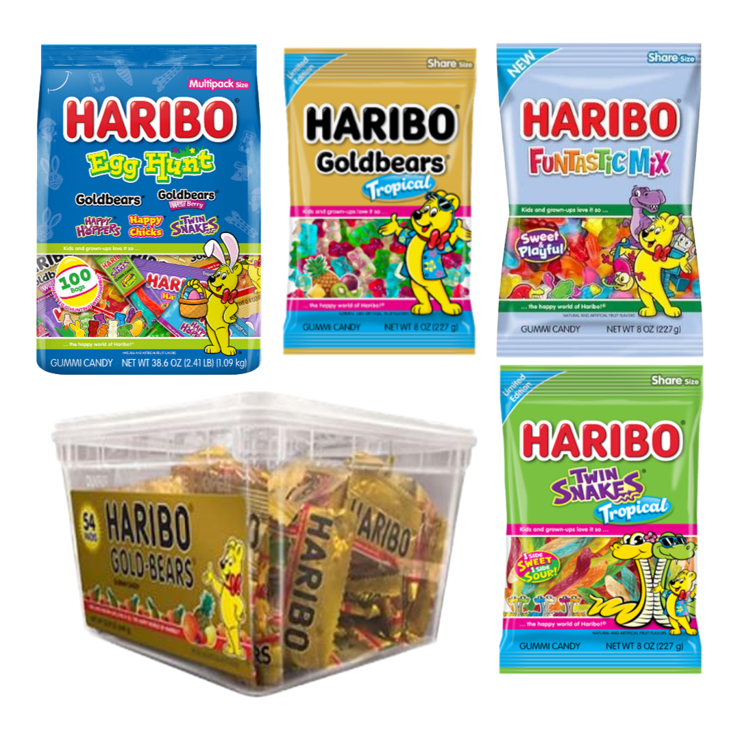 Haribo Gummy Candy Wholesale Deals for Retailers, Convenience Stores, and Candy Resellers