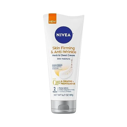 NIVEA Anti-Wrinkle Neck & Chest Cream Skin Firming Body Cream with Q10 and Creatine 6.7 Oz.jpg