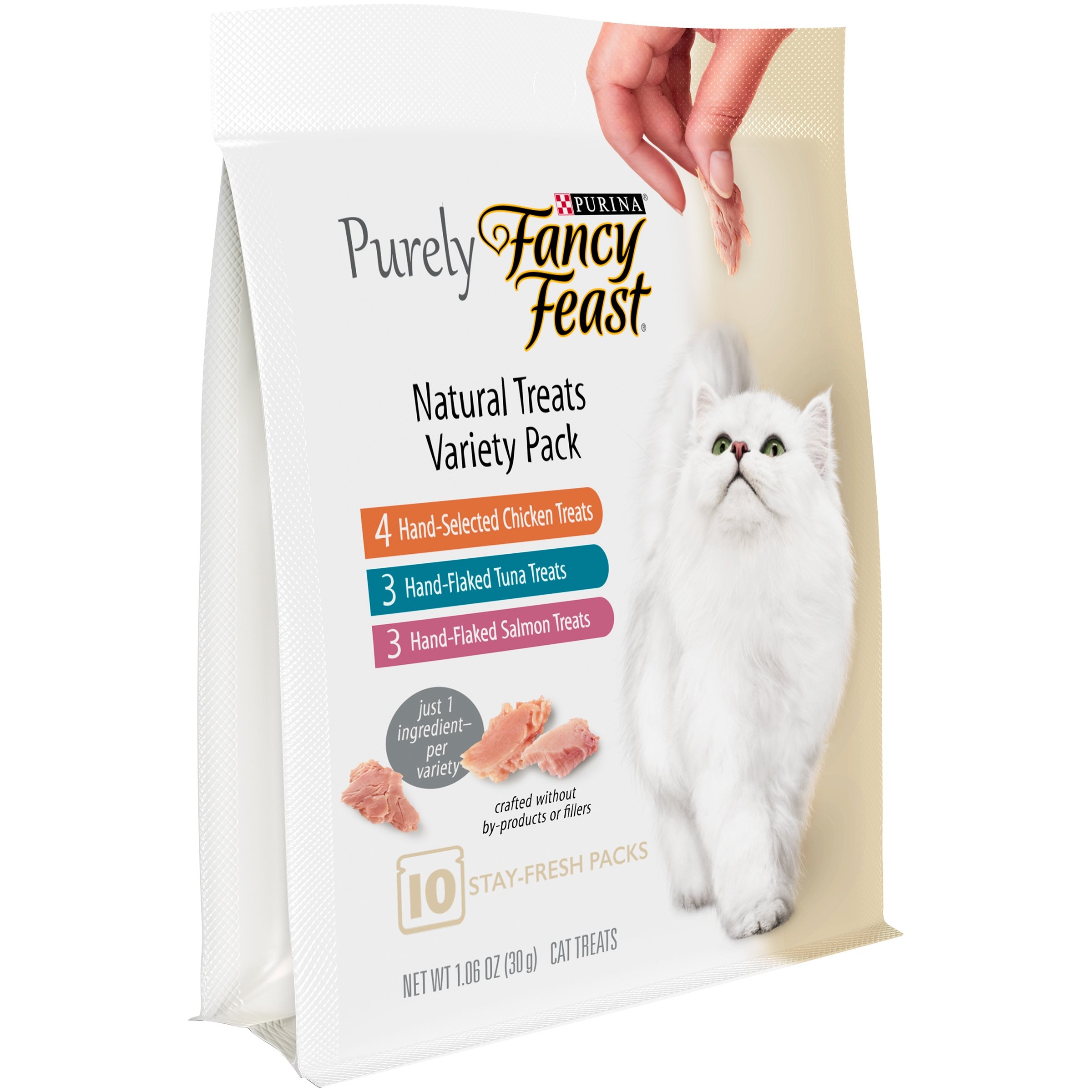 Purina Fancy Feast Purely Seafood Meaty Cat Treats - 1.06oz 10ct Variety Pack.jpg