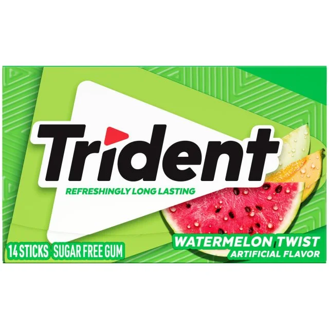 Trident Sugar Free Chewing Gum Watermelon Twist 14 pc Single.jpg