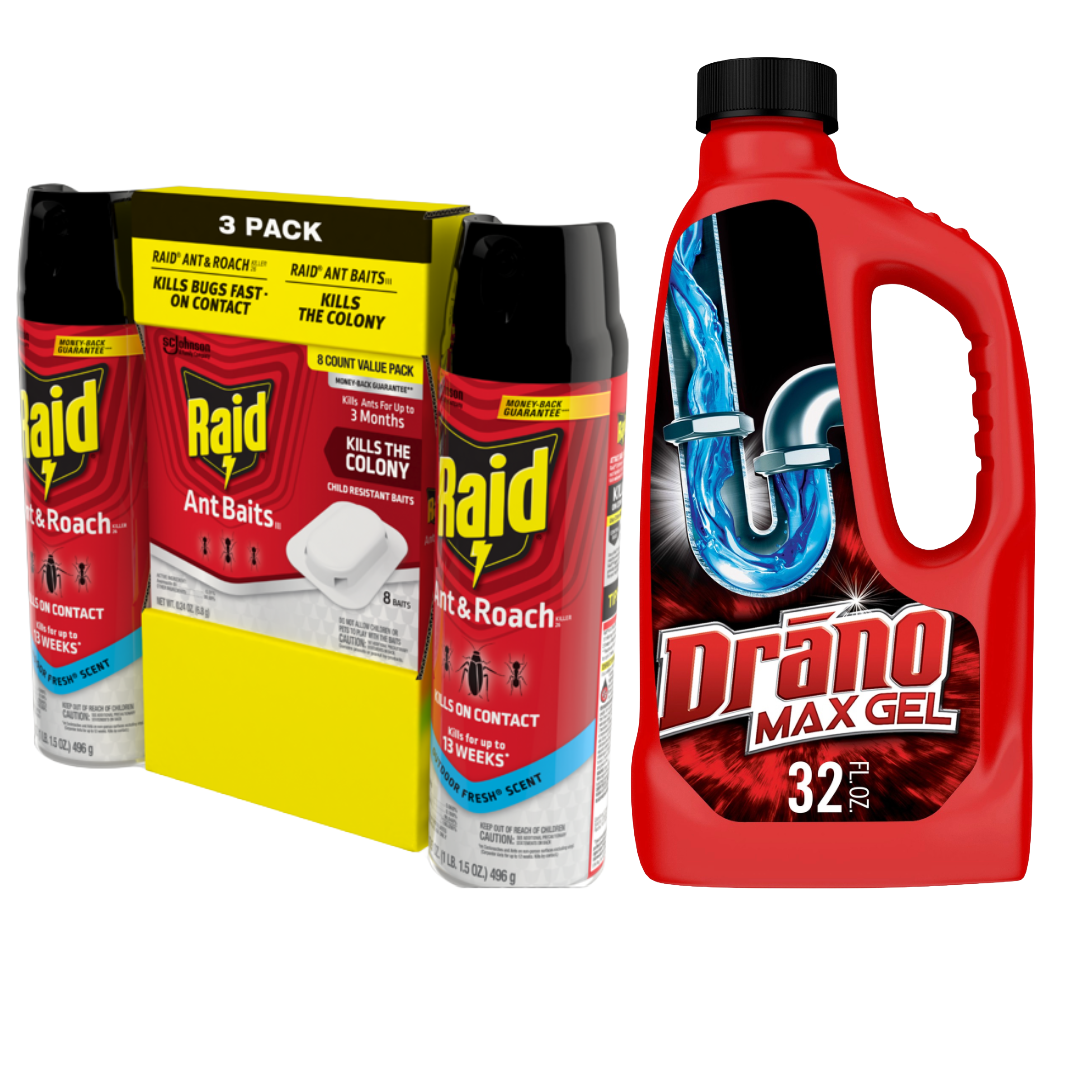 SC Johnson Wholesale Closeout Opportunity: Drano, Raid and Windex Products