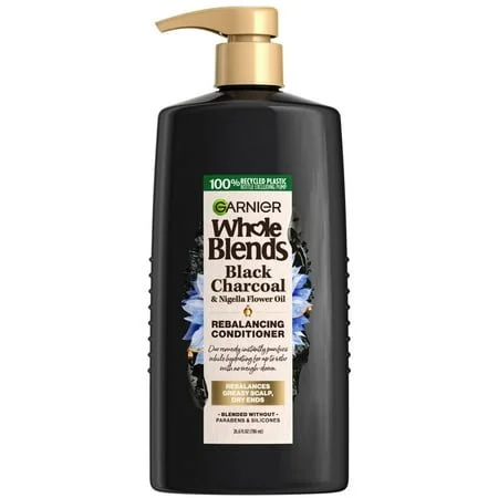 Garnier Whole Blends Black Charcoal and Nigella Flower Oil Conditioner 26.6 Fl Oz.jpg