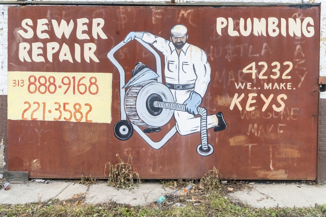 Sign, 4232 Joy Rd., Detroit, December 11, 2022.