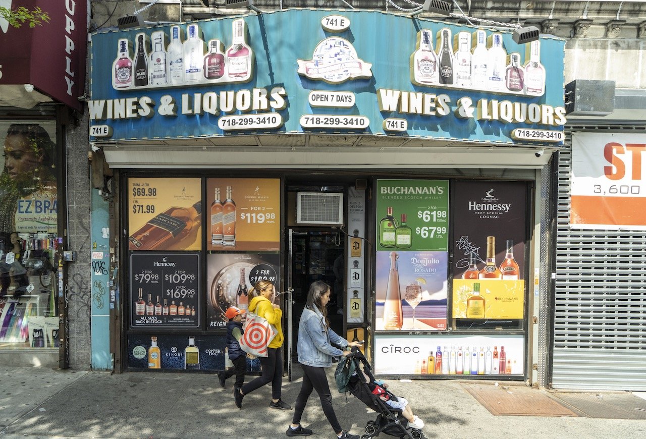 Liquor store, 741 E. Tremont Ave. Bronx, May 9, 2023.