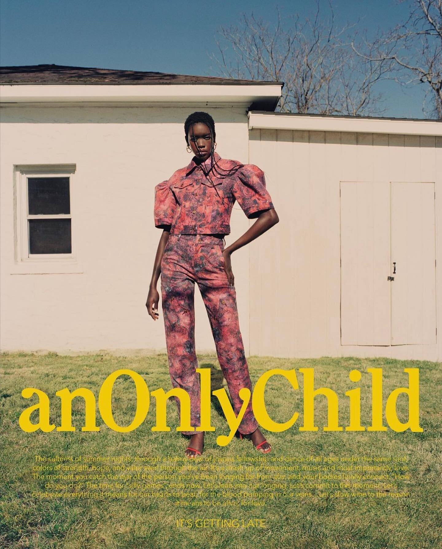 @anonlychild SS23 &quot;It's Getting Late&quot; by @maxwellosborne 

One of the most talented designers and teams I have had the pleasure of working with. Every inch of this collection is designed exquisitely from the textiles to the garments &amp; s