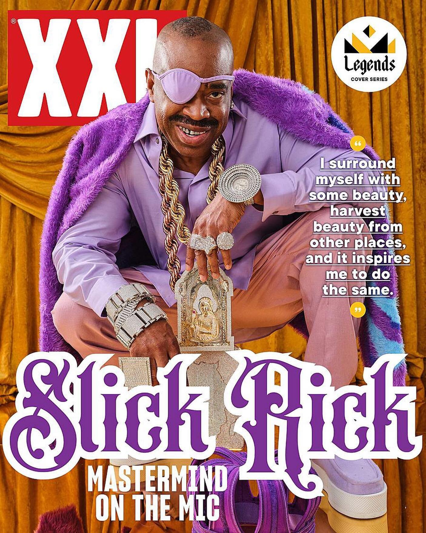 The rulers back👑  @therulernyc for @xXI Mag
A true pleasure working with the legend himself Slick
Rick. Special thank you to @mandyaragones &amp; @ronbreezy

In honor of the 50th anniversary of hip-hop, The Ruler discusses his storied rap career in 
