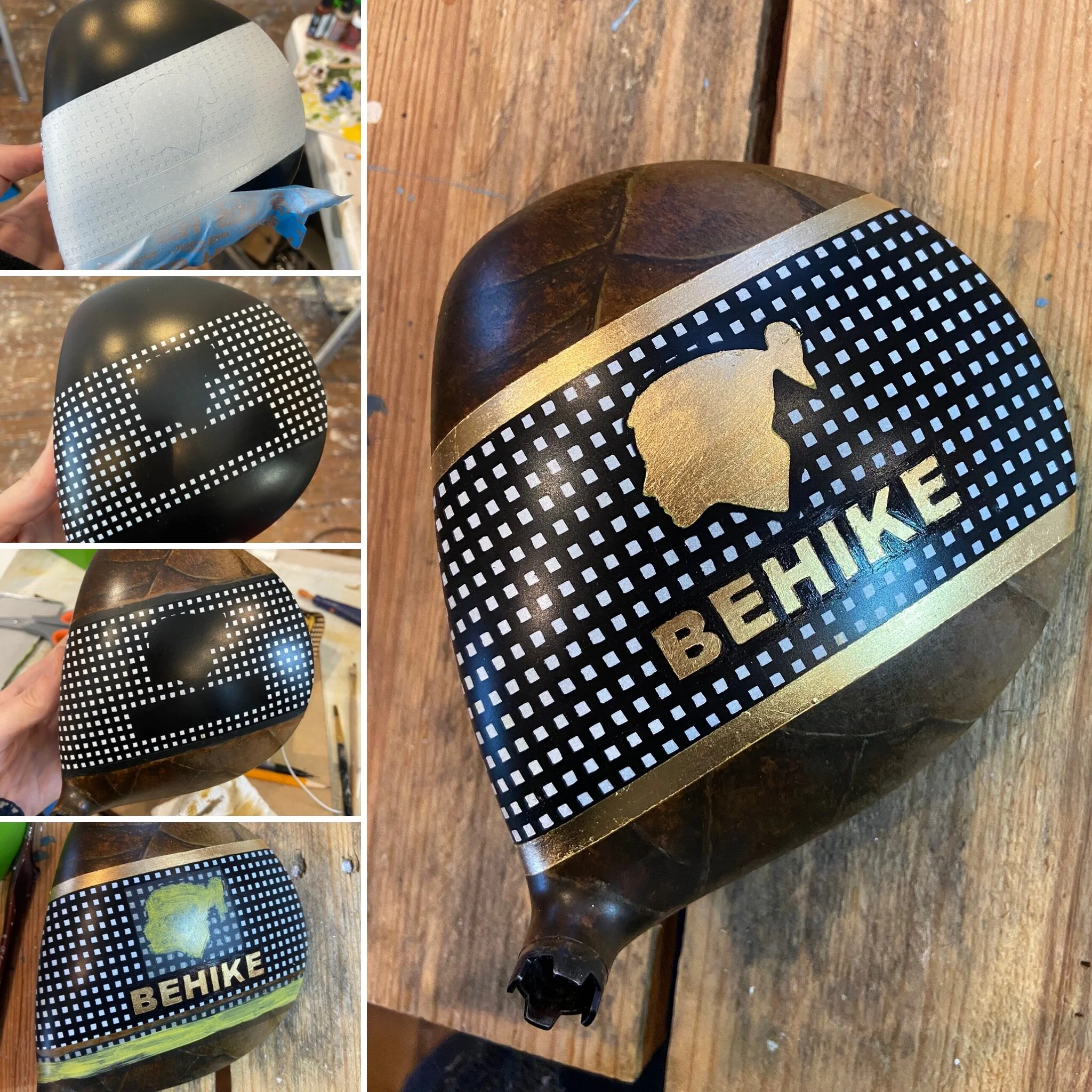 Hand Painted Golf Clubs