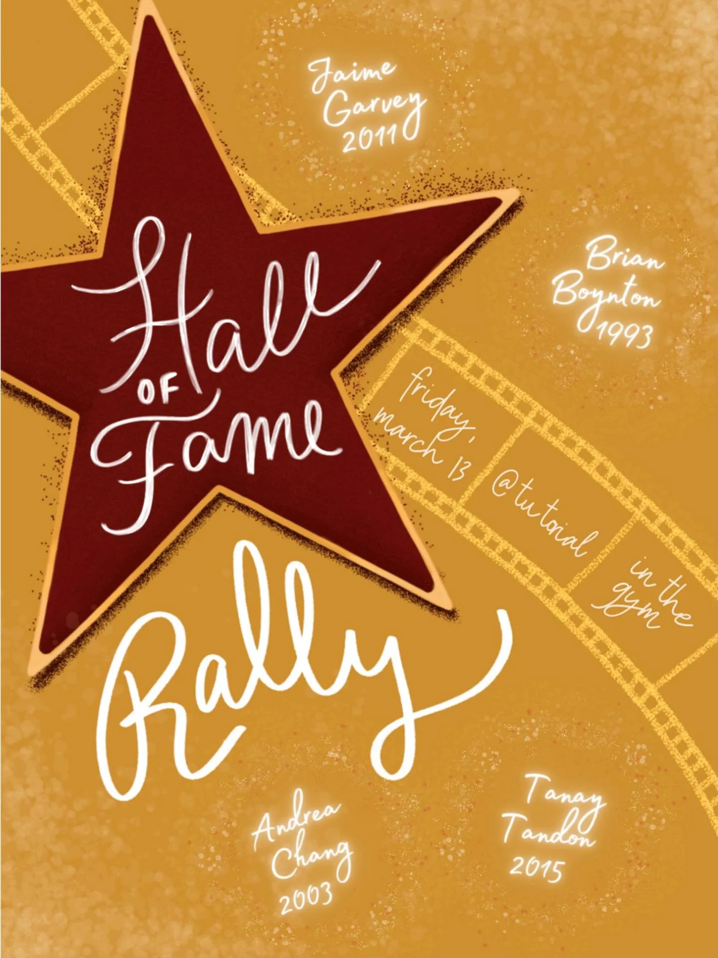 Hey Tino! Get excited for the HALL OF FAME rally this Friday, March 13! This rally happens once every TWO YEARS and is held to celebrate CHS history and induct a group of alumni into the Hall of Fame!!!
See you on Friday, and remember to wear tino me