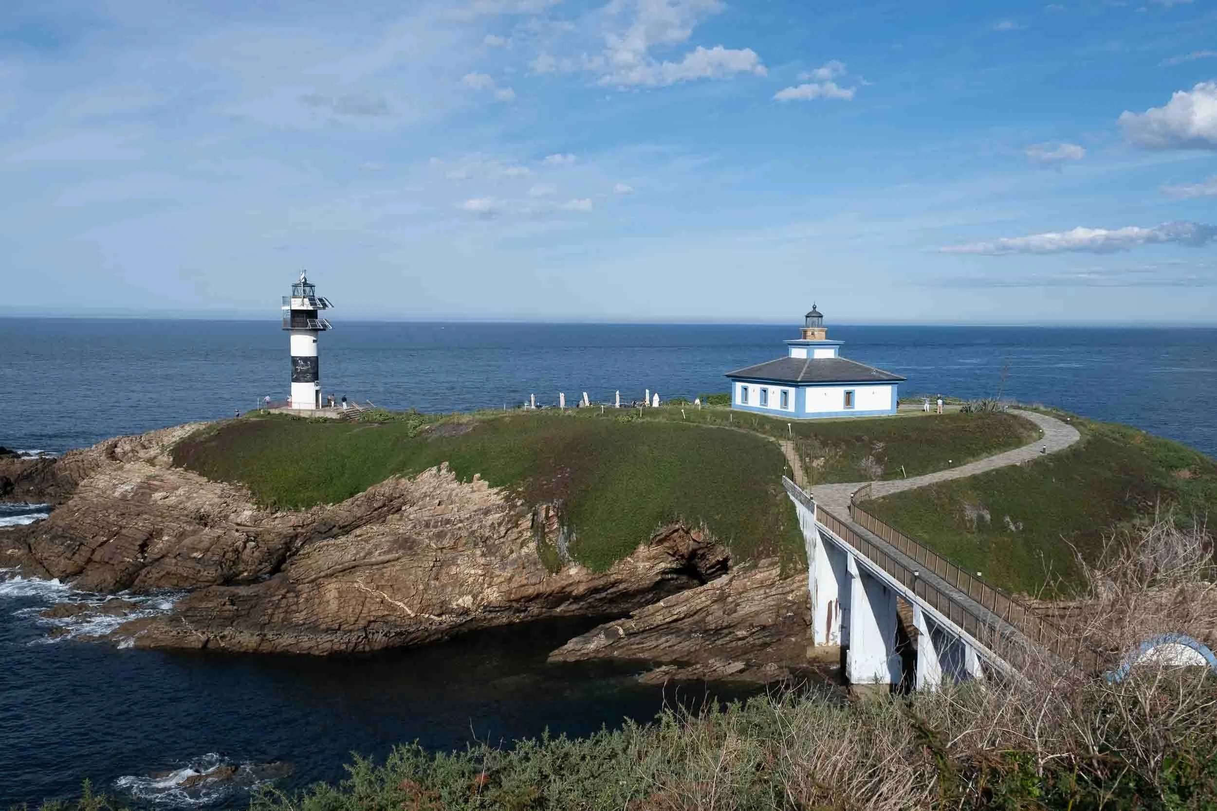 Faro de Isla Pancha, Ribadeo durante la primera etapa del Camiño do Mar