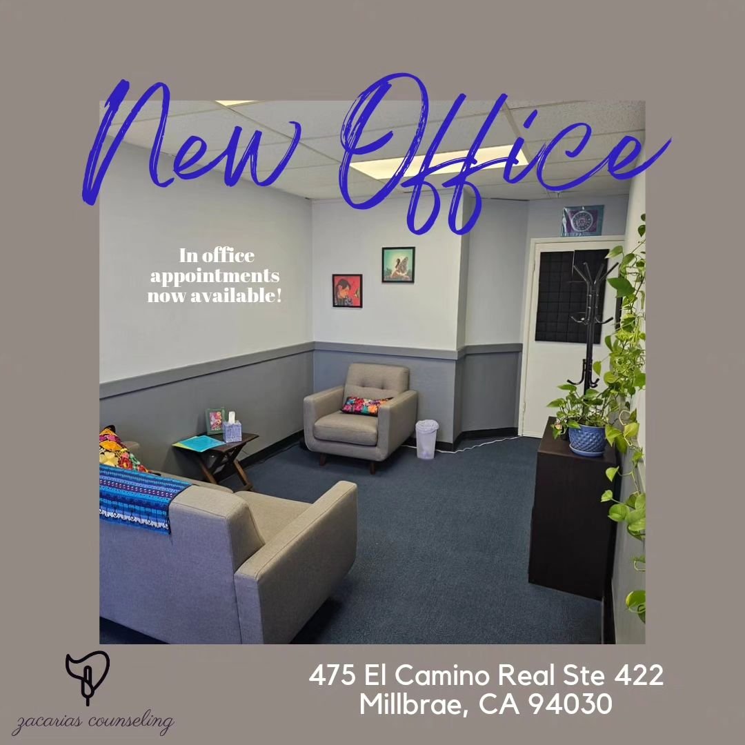 The new office is coming along nicely! I have had several sessions in-person and I love the response that I am getting! &quot;I feel safe in this space&quot; is my favorite. Personalizing the room has added to my determination and eagerness to be the