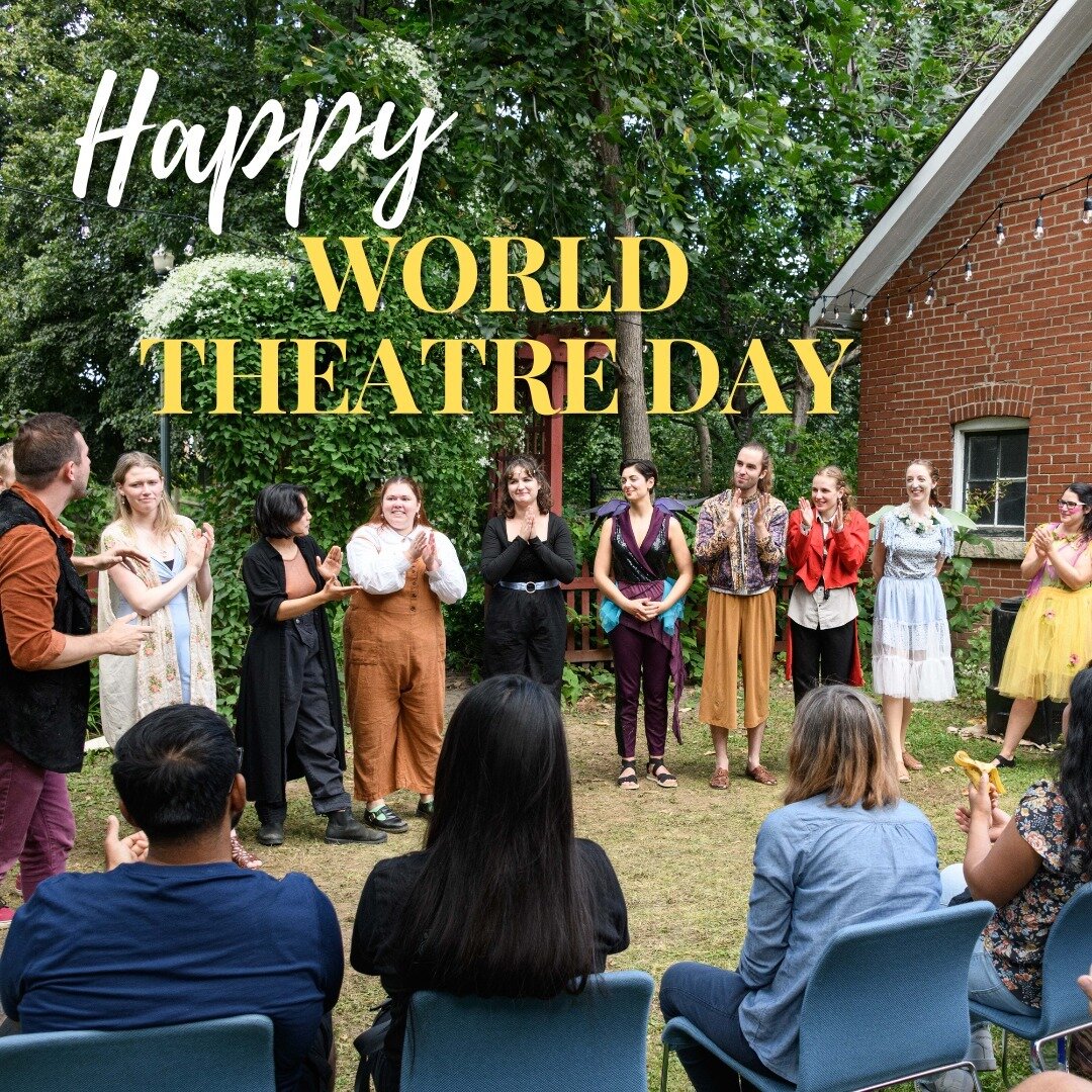 Happy #WorldTheatreDay! Today (and every day!) take the opportunity to celebrate the theatre in your community by seeing a show, advocating for arts funding, or reflecting on what a privilege it is to share stories, on and off the stage
#RallyForThea
