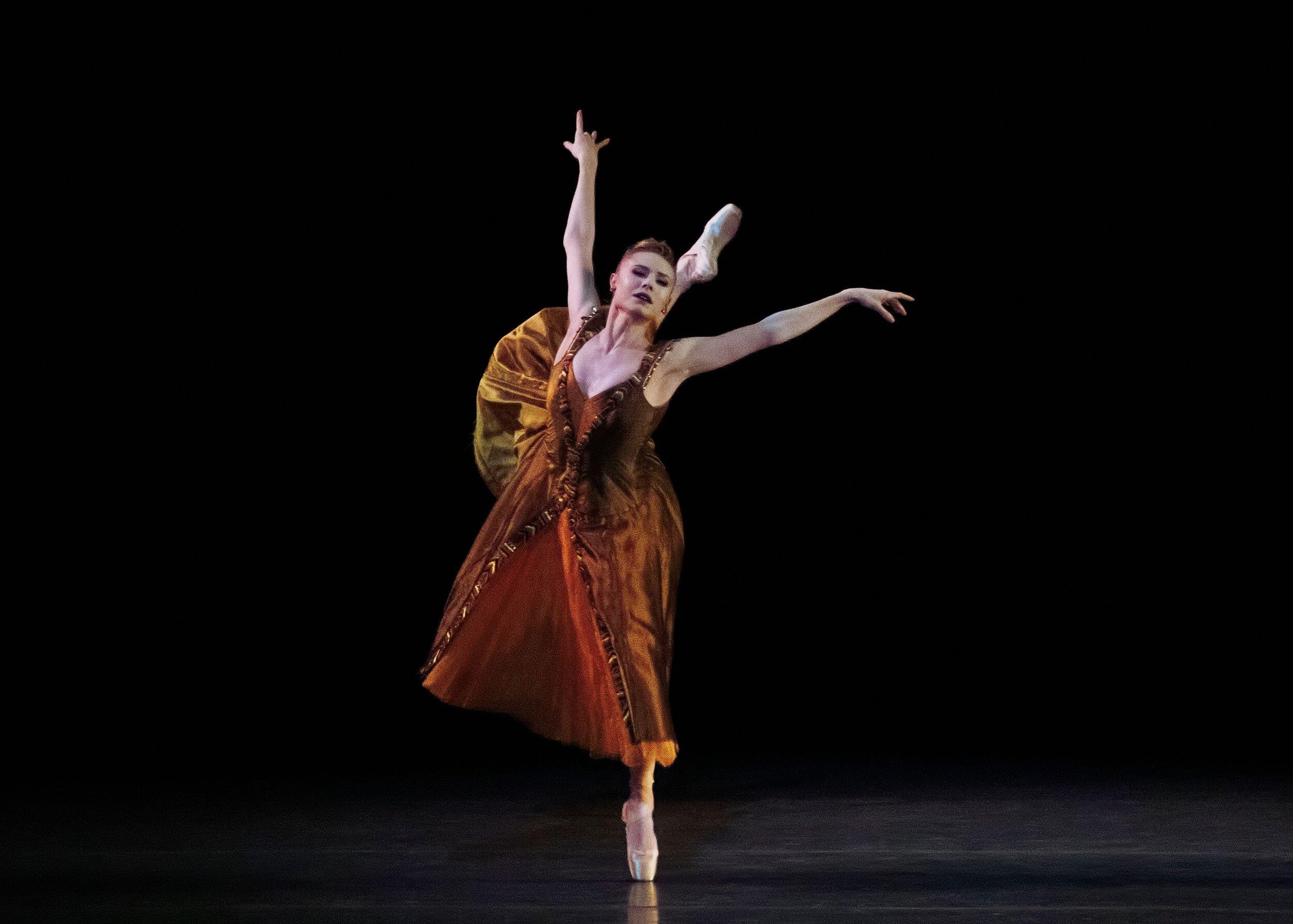 Sara Mearns of the New York City Ballet performs “In The Night” Photo by Erin Baiano