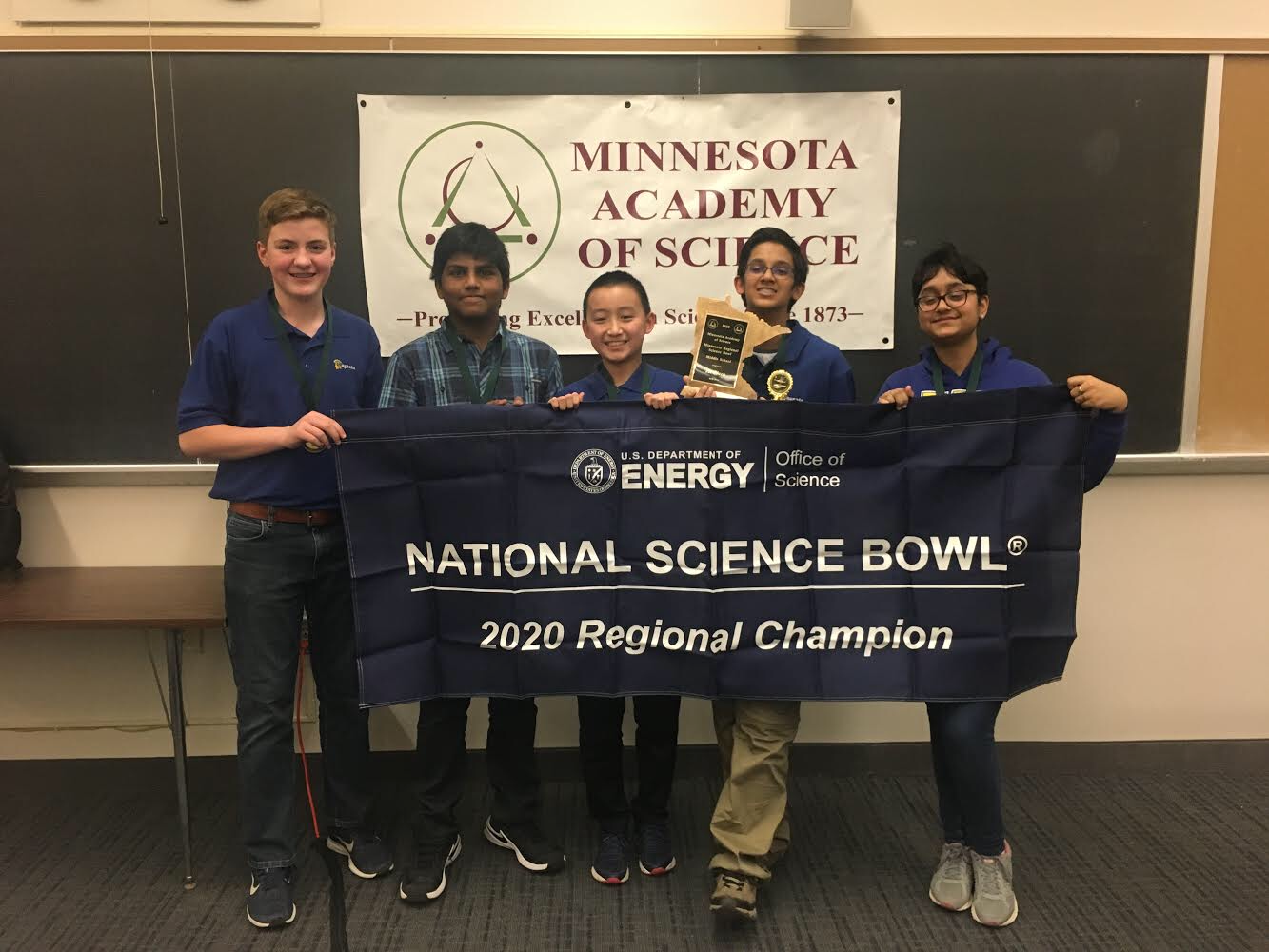 Wayzata Central Middle School Wins 2020 Minnesota Middle School Science Bowl