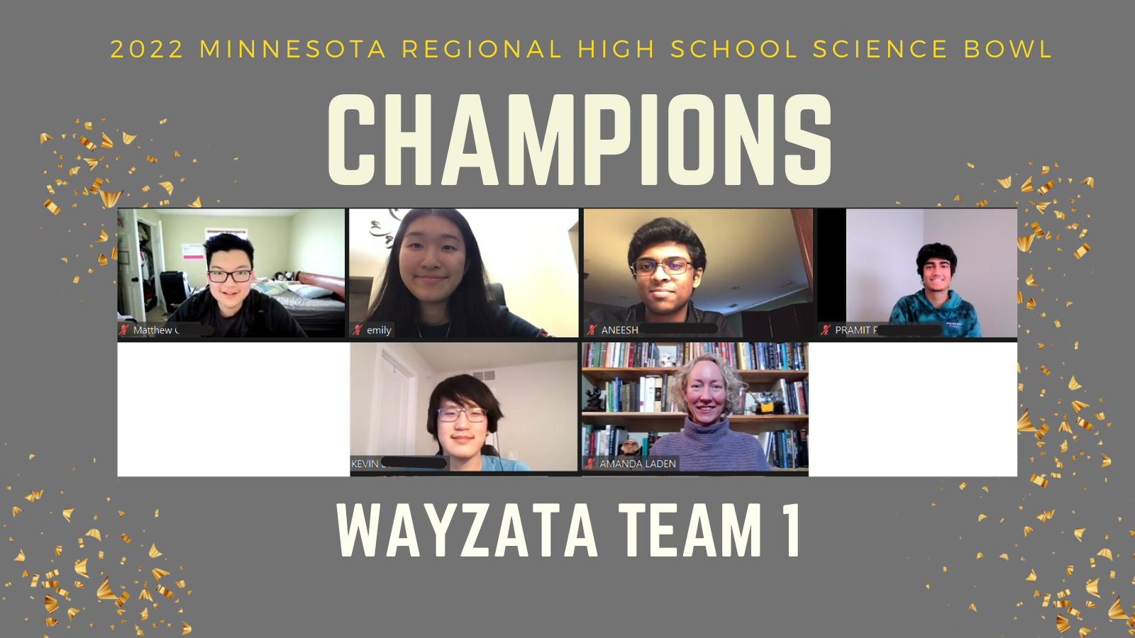 Wayzata High School Wins the Minnesota Regional Science Bowl