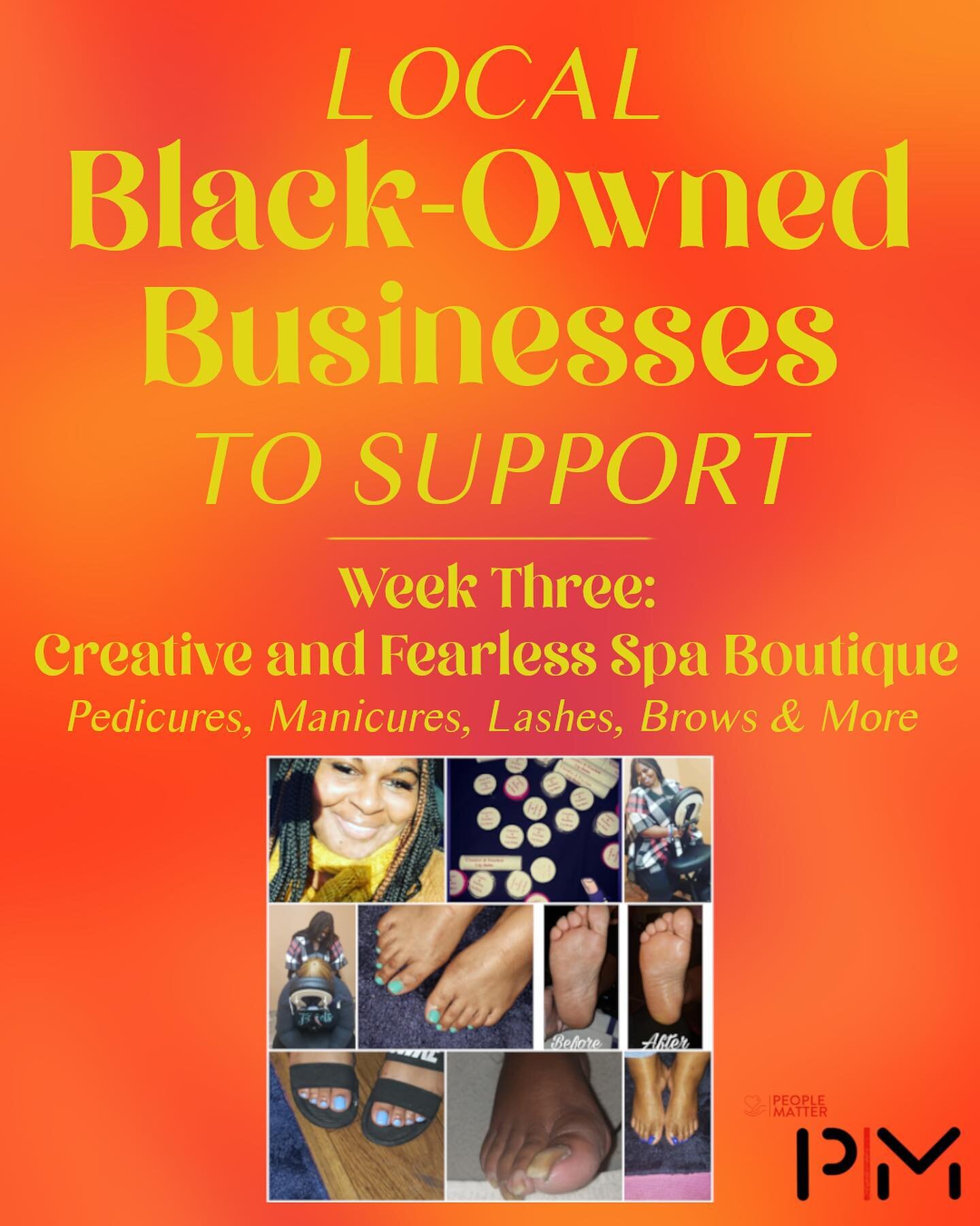 For this holiday season, we are shouting out small black-owned businesses committed to giving back to the black community! 

This last week, we are highlighting Creative and Fearless Spa Boutique, a Illinois spa boutique run by Tresa Carroll that doe
