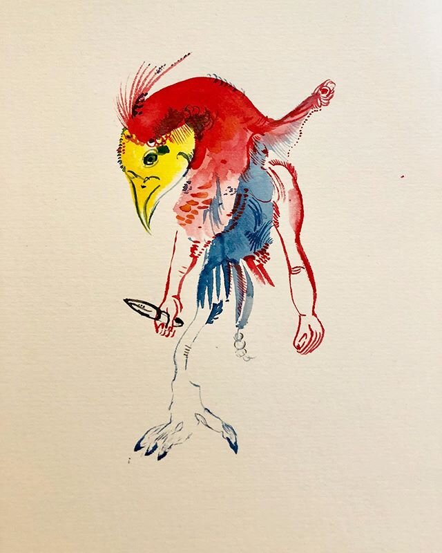 Paradise Paintings &lsquo;No. 1 The Hunter&rsquo; Watercolor on Paper
.
.
.
#watercolor 
#artinquarantine