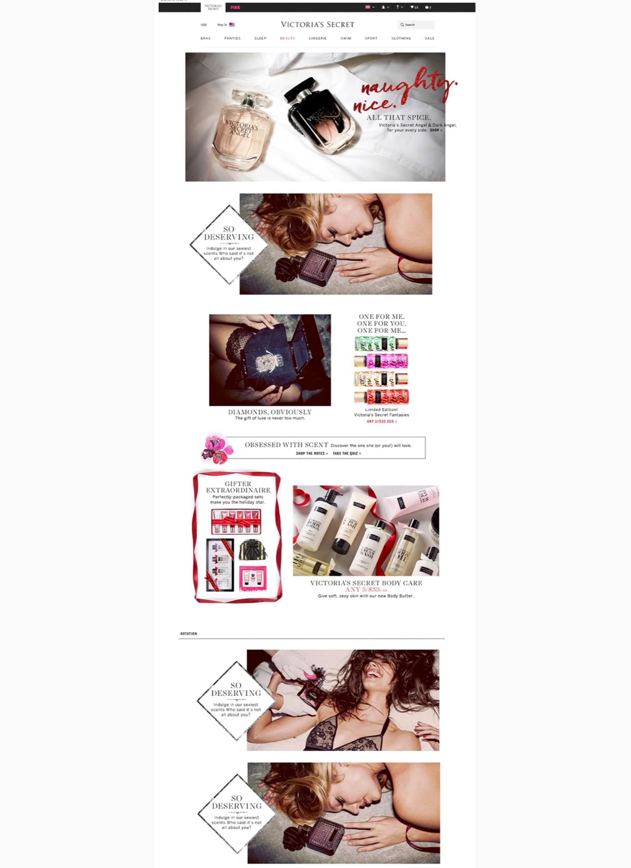Landing Page: Holiday 2015 Beauty 