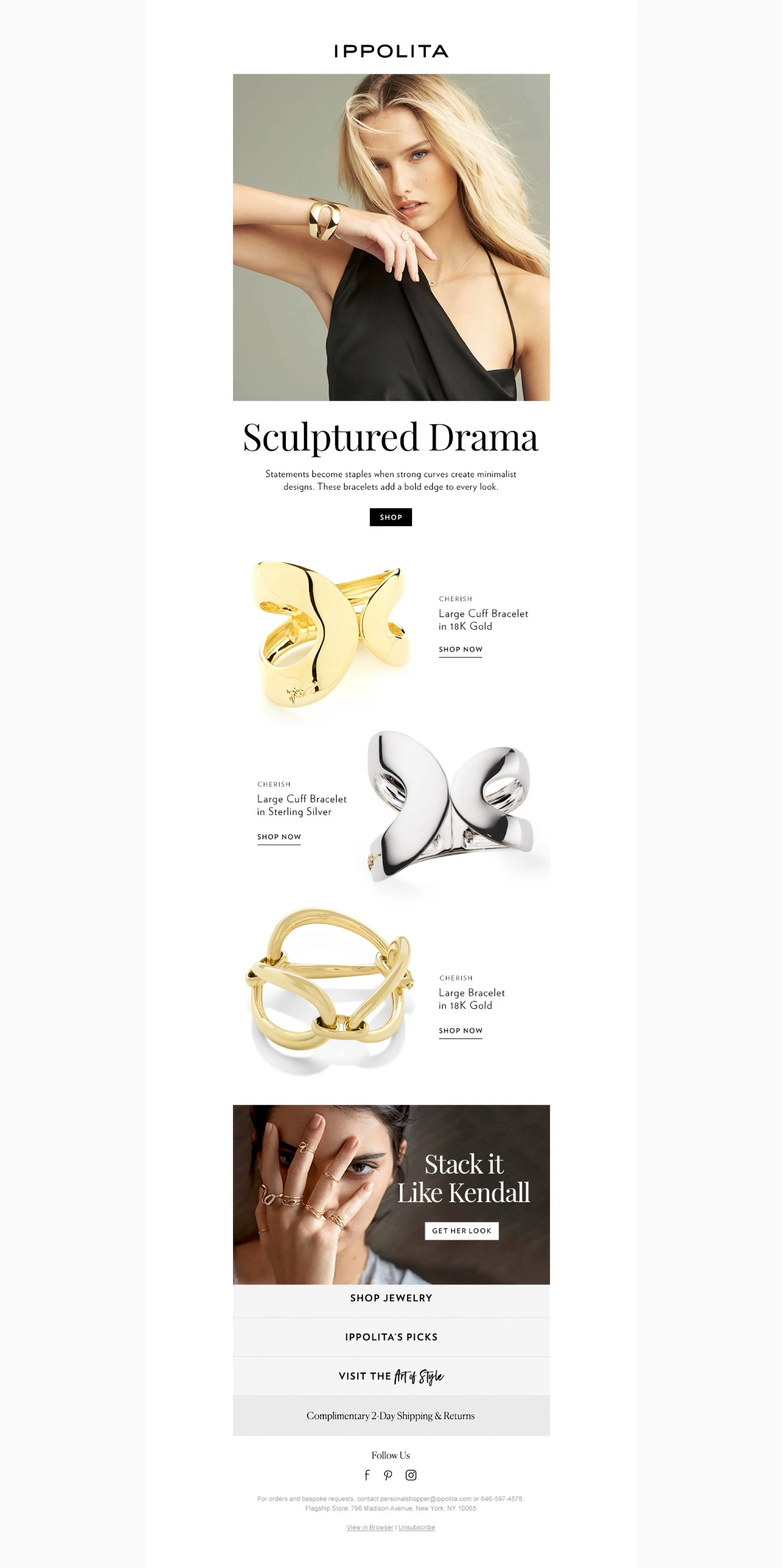 Email: Bold pieces that become classics