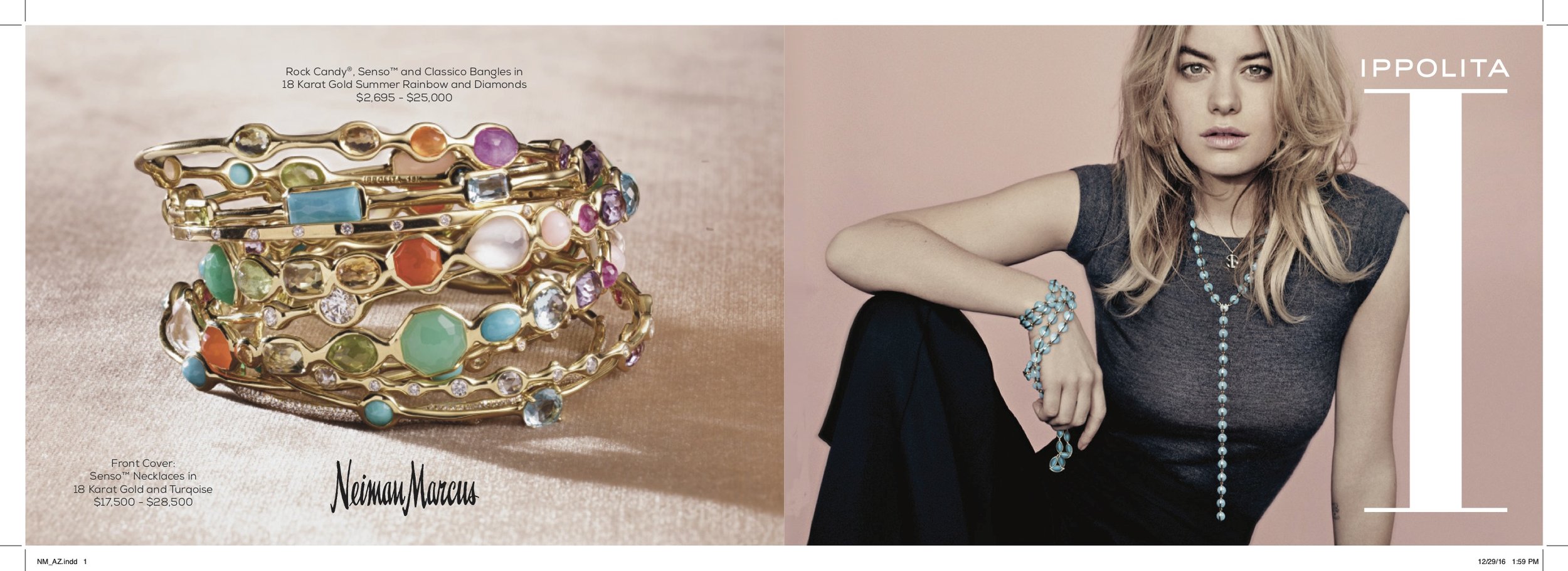 Print Piece: Neiman Marcus UpClose Mailer (front &amp; back cover)