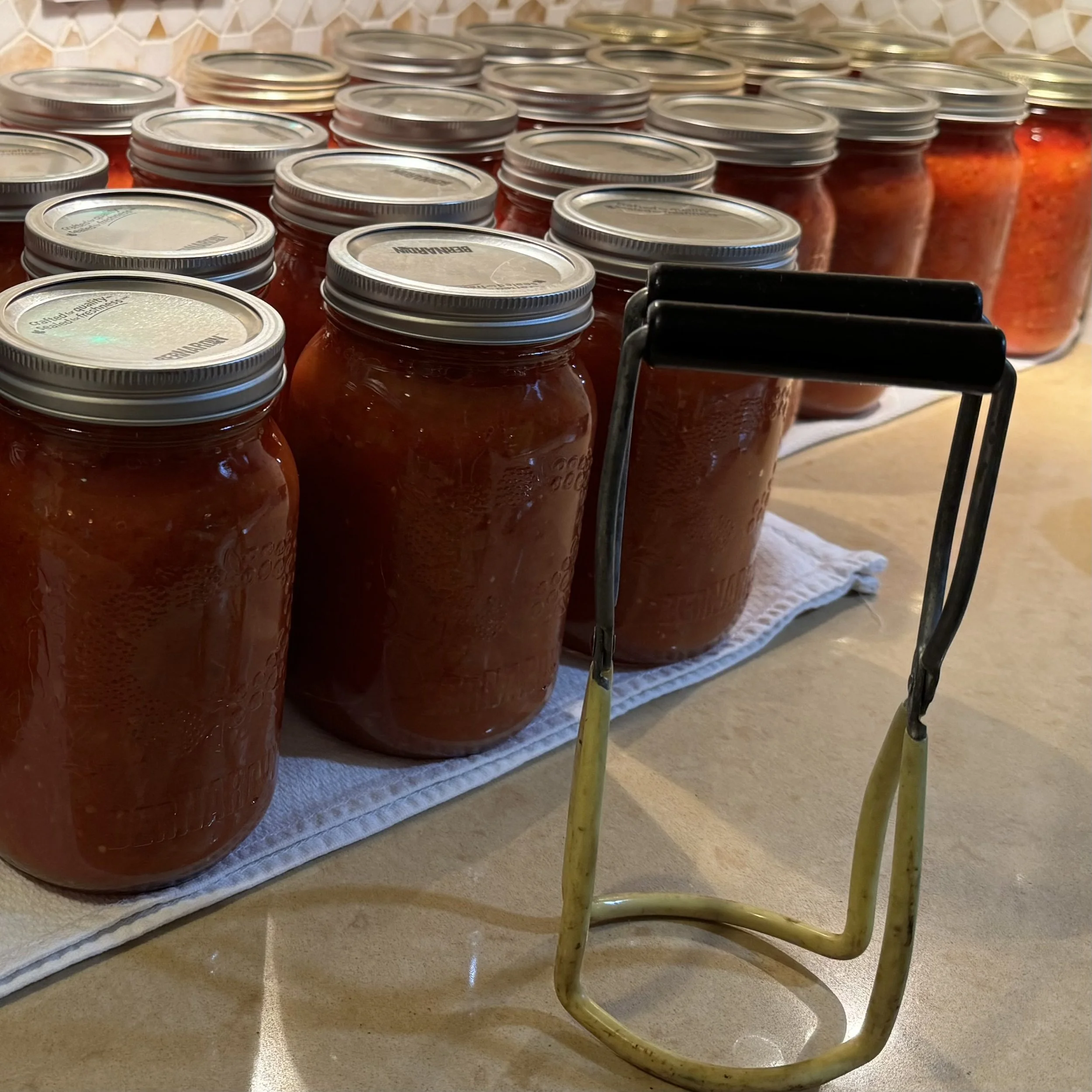 Canned Homemade Tomato Sauce: A Family Tradition That Keeps Giving