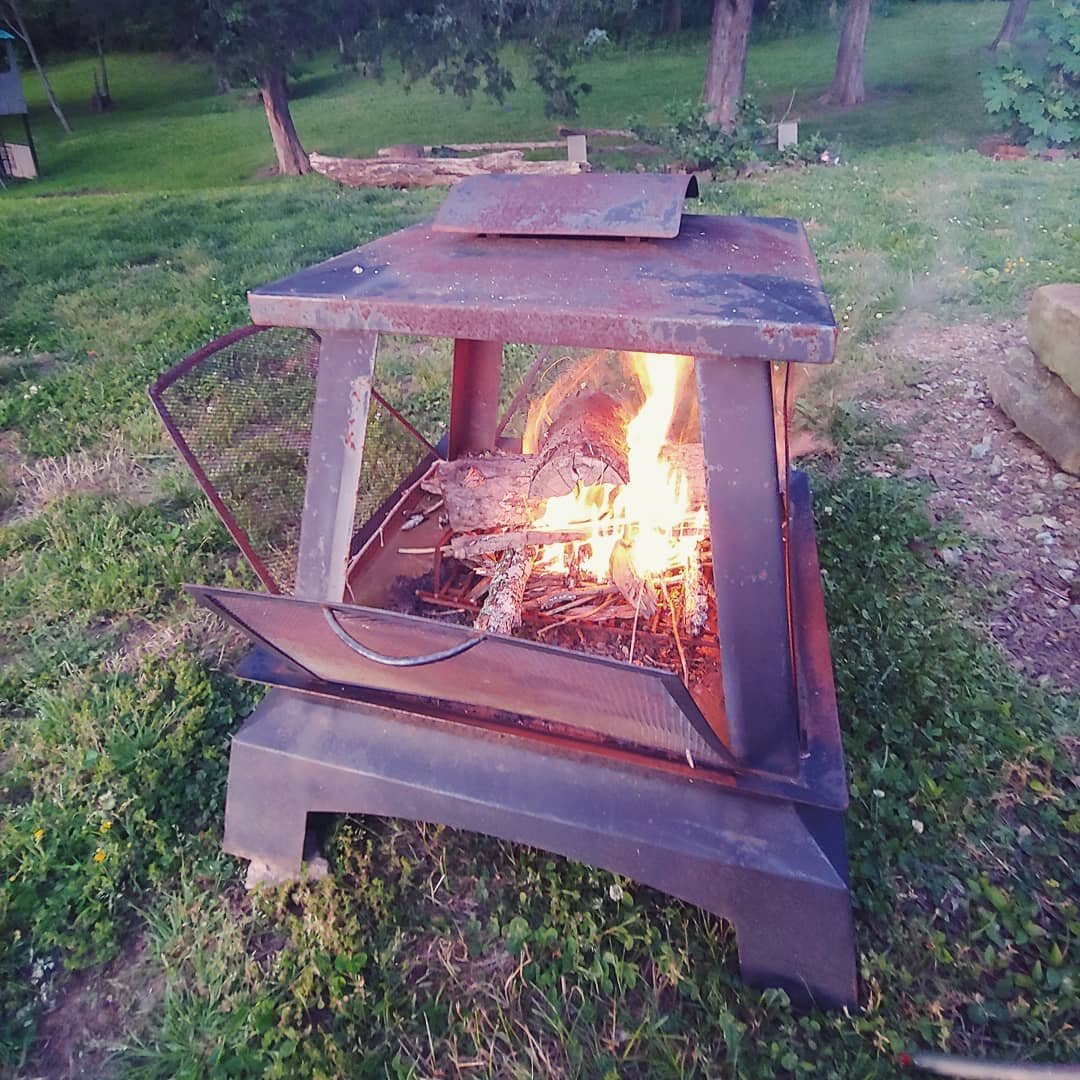 A crisp spring evening calls for a warm campfire outside.
.
.
.
.
.#campfire #springevening #crispevening #hobbyfarmlife #minifarm #simpleliving #intentionalliving #slowliving #simplelife #warmfire #familytime