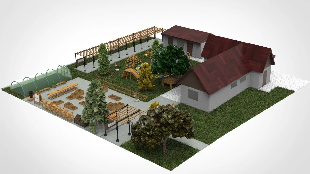 Estudiantes elaboran propuesta para el futuro Centro de Nutrición Infantil de la comuna de El Bosque