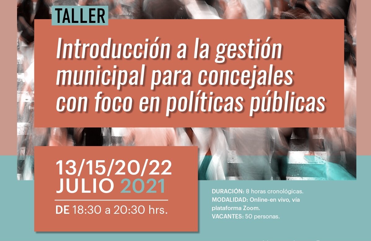 Puentes UC invita al primer taller "Introducción a la gestión pública para Concejales"