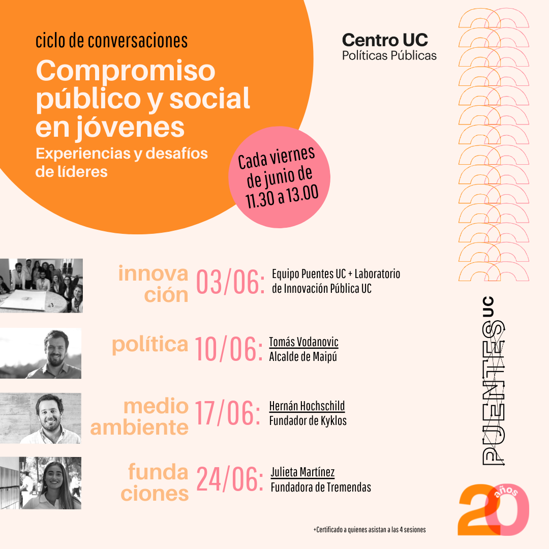 Ciclo de conversaciones compromiso público y social en jóvenes