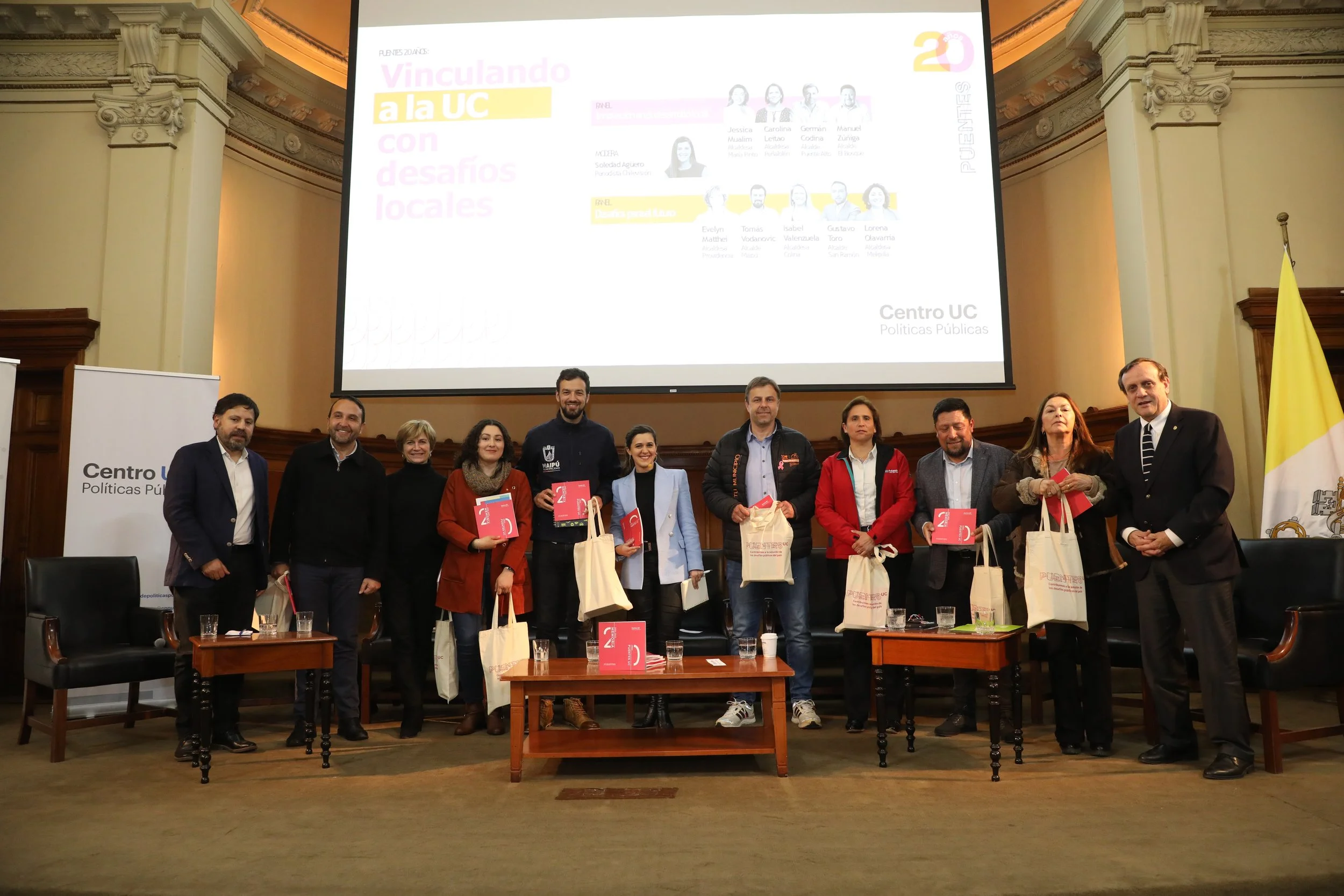 Celebración 20 años Puentes: Vinculando a la UC con  desafíos locales