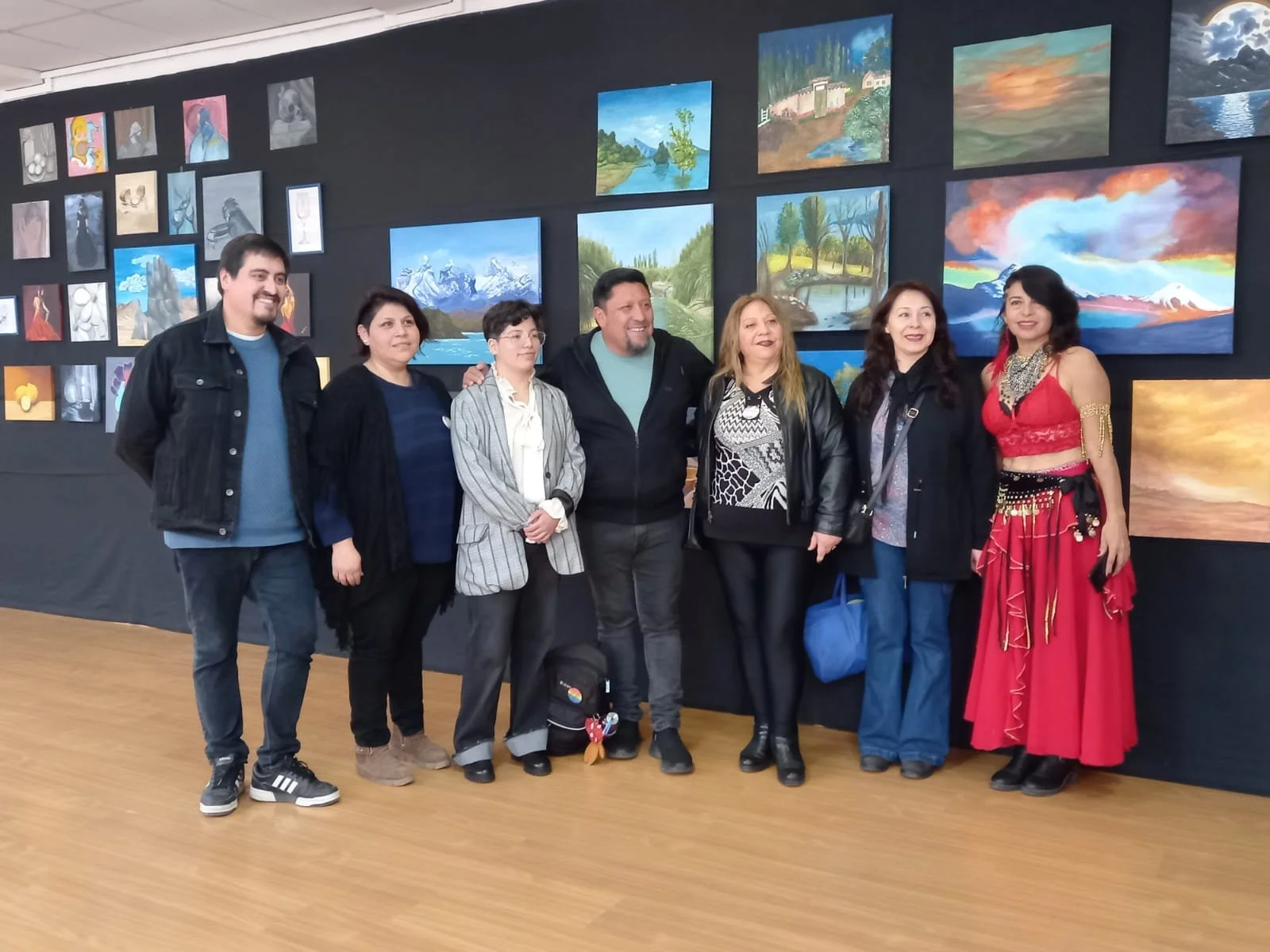 Taller de pintura con óleo en la Casa de la Cultura Anselmo Cádiz