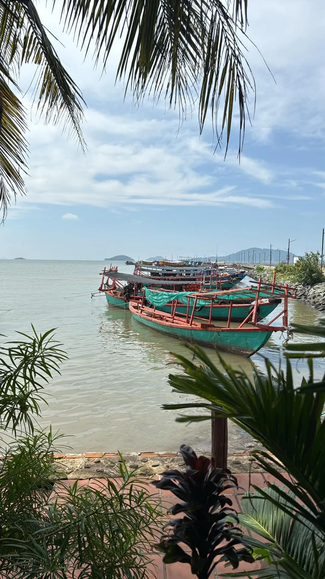 View from Deli's Kep of the Kep Pier