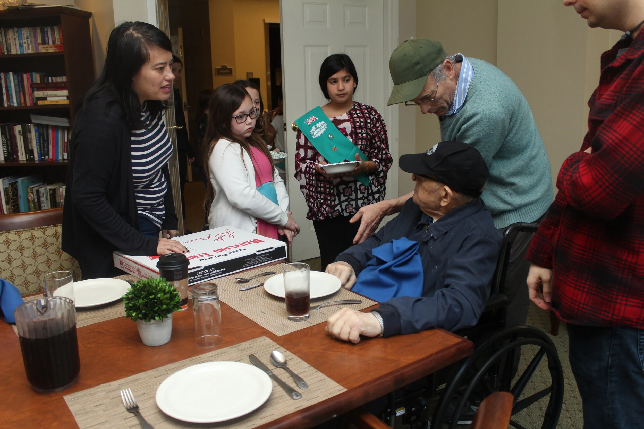 Girl Scouts give Poppi ice cream
