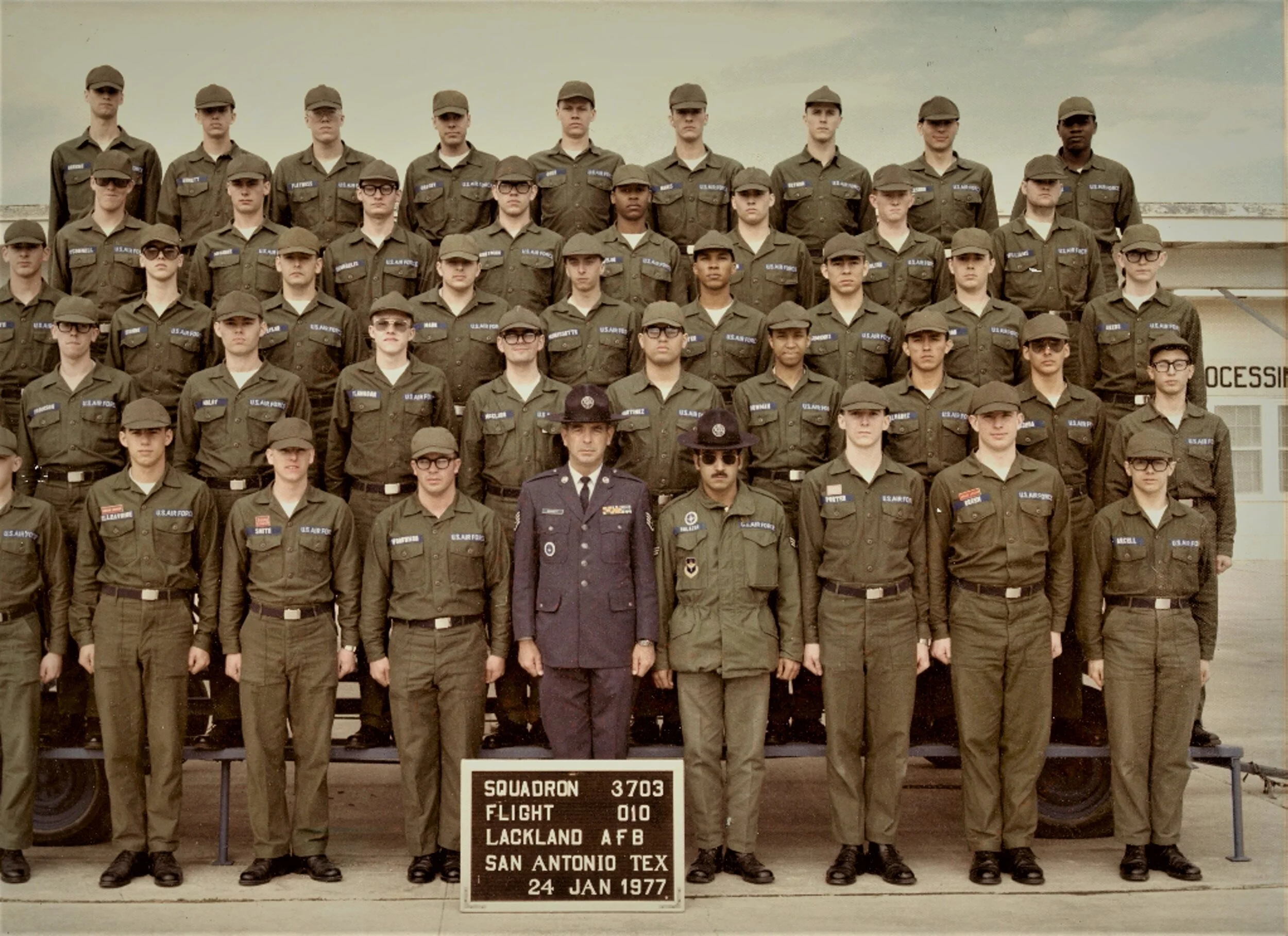 My Bootcamp squadron-1977 Lackland AFB